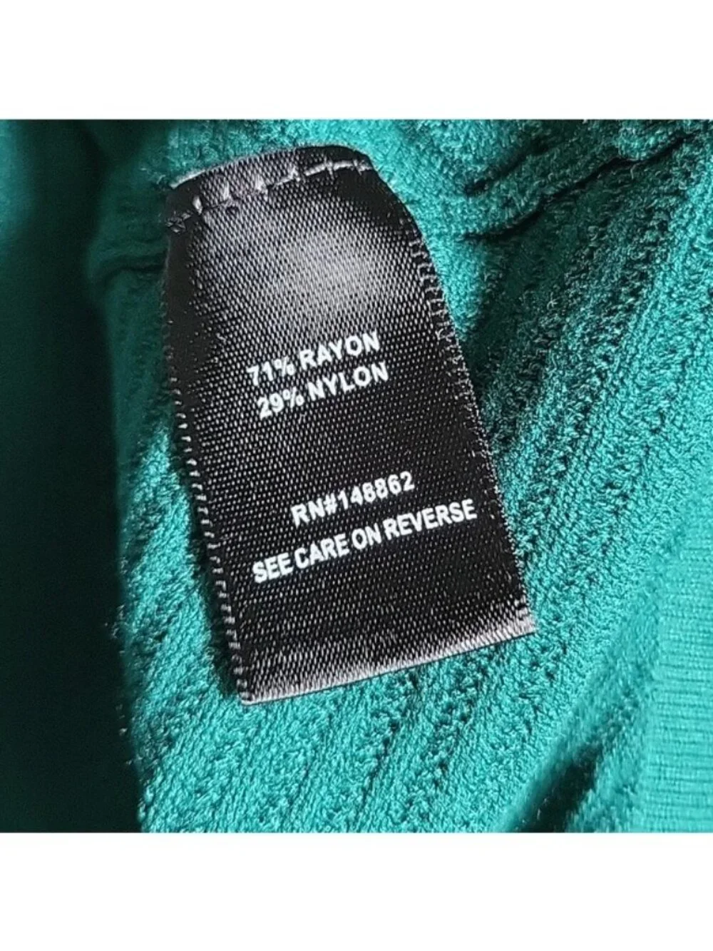 Torrid Dark Green Keyhole Grommet Neckline 3/4 Sleeve Knit Bodycon Dress Size 4